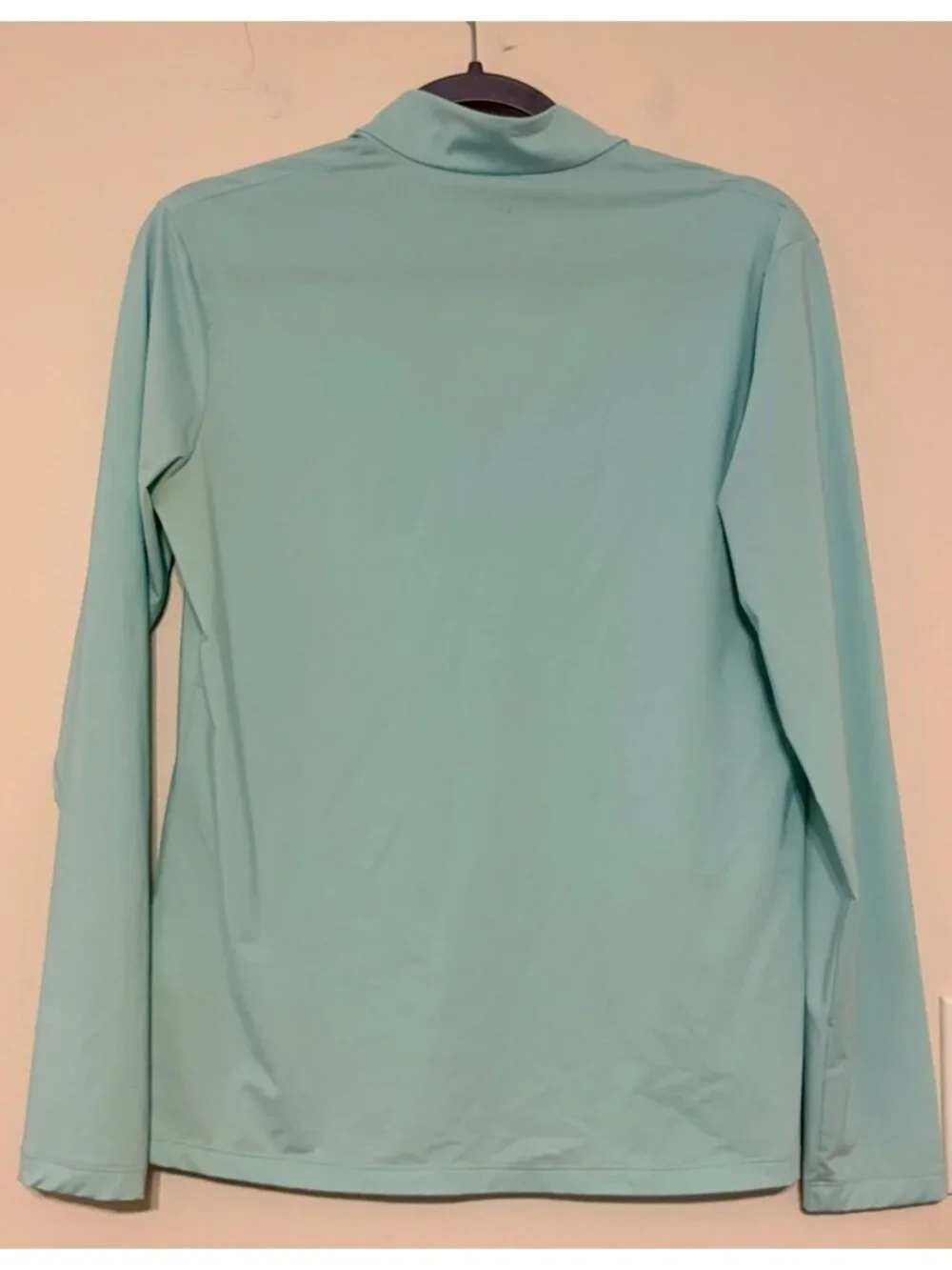 Nike Womens Dri-FIT UV Victory Long Sleeve Golf Top Mint Green Size Medium